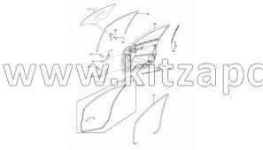 Стекло передней правой двери Faw Besturn B50 FA0158511